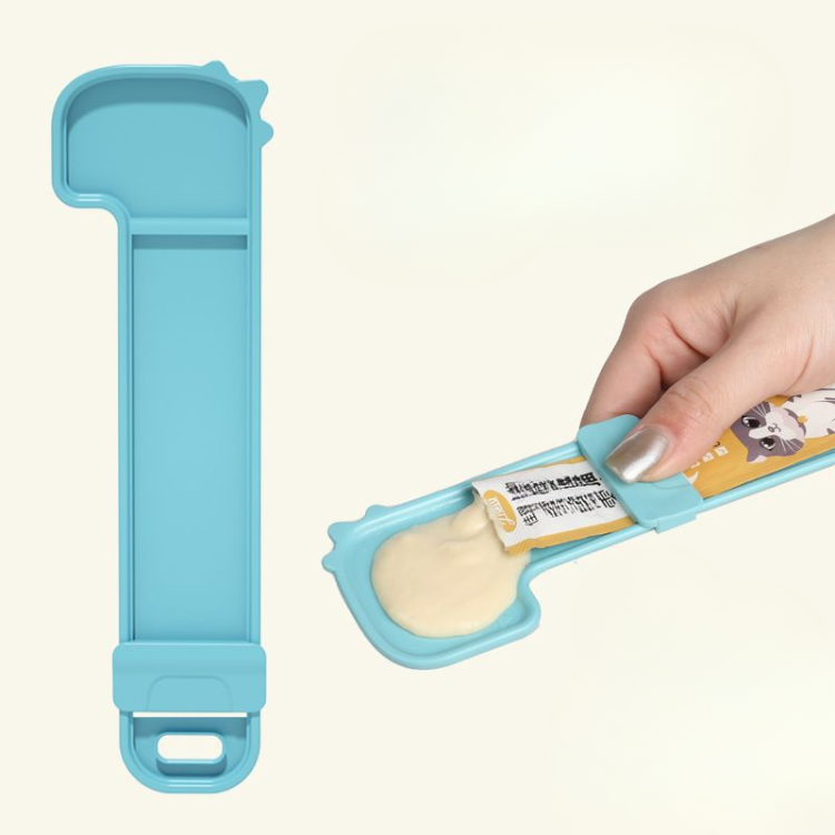 Interactive Cat Feeder Spoon for Wet Treats