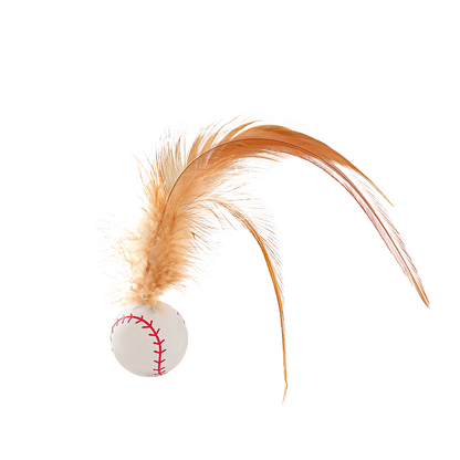 Interactive Cat Toy with Lightweight Feather Balls for Fun Play