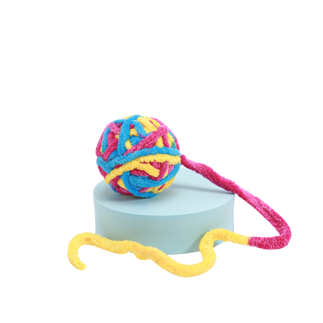 Interactive Cat Toy Yarn Balls with Bells for Endless Fun