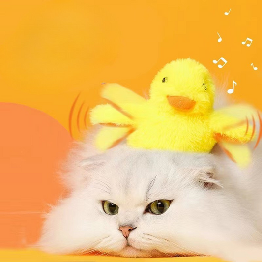 Interactive Soft Duck Cat Toy for Endless Fun