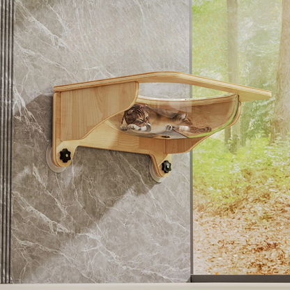 Durable Modern Cat Window Hammock for Cozy Sunbathing