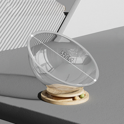 Durable Space Capsule Acrylic Cat Bed for Cozy Comfort