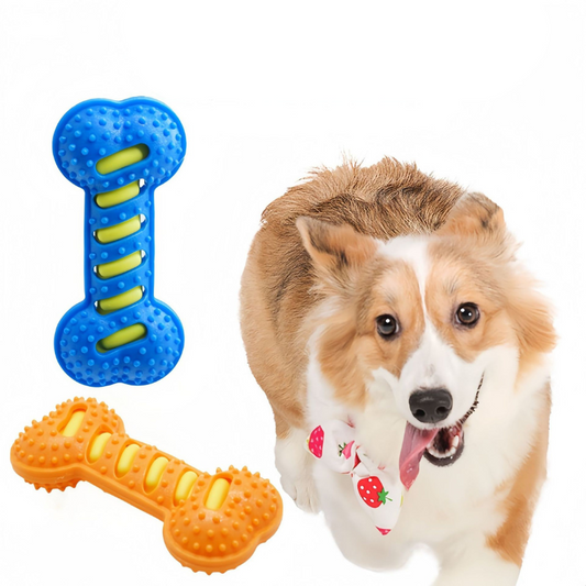Durable Bone-Shaped Dog Toy for Chew-Resistant Fun