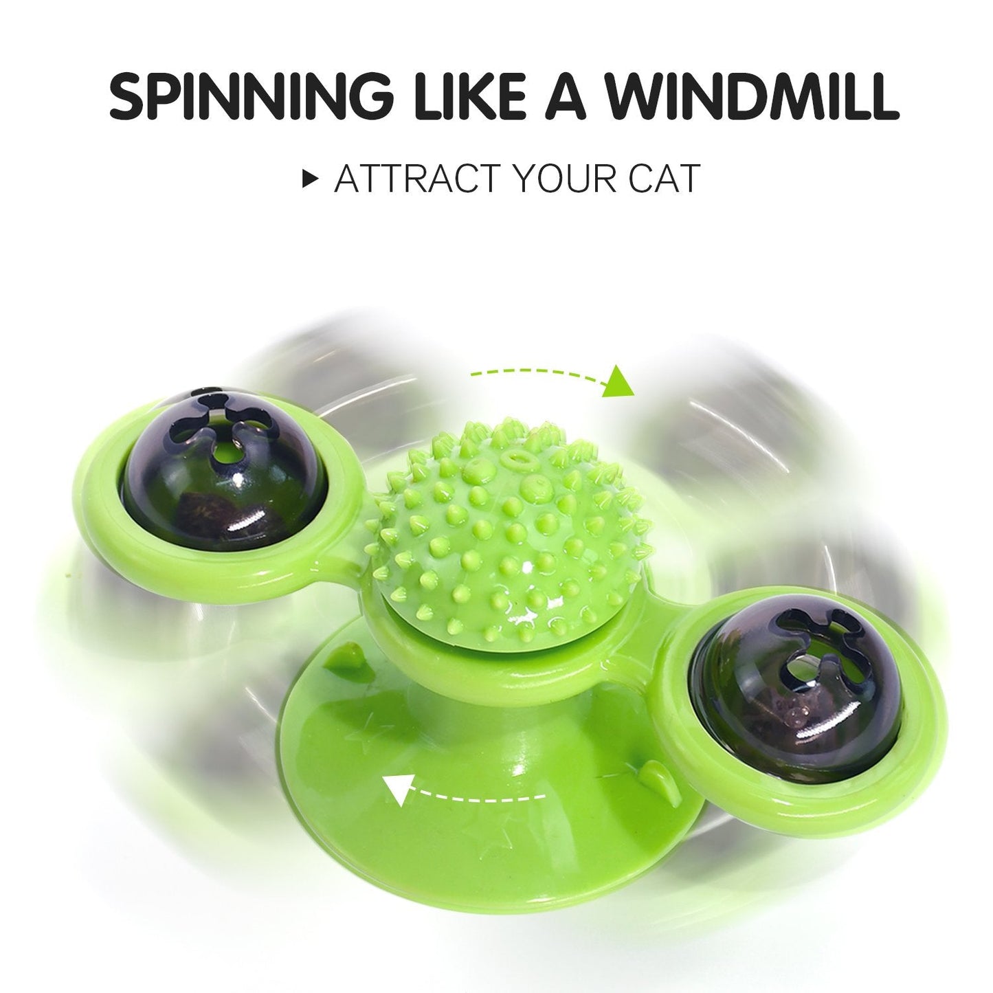 Interactive Windmill Cat Toy for Endless Fun and Play