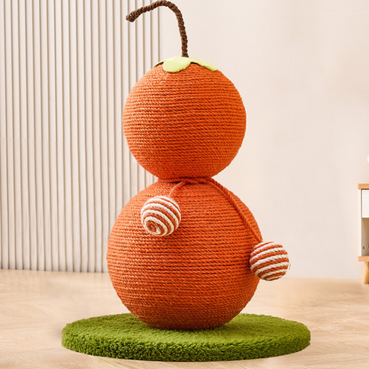 Durable Gourd-Shaped Cat Scratching Post - Fun & Interactive!