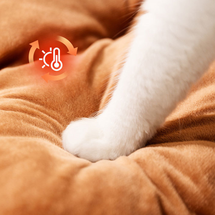 Cozy Honey Pot Winter Cat Bed - Warm & Stylish Pet Accessory