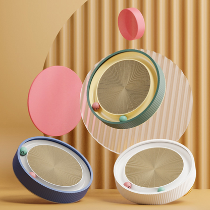 Interactive Cat Toy with Rolling Ball Tracks for Endless Fun