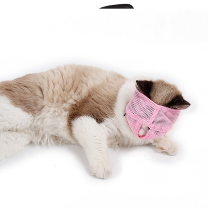 Comfortable Mesh Cat Mask for Safe, Breathable Wear