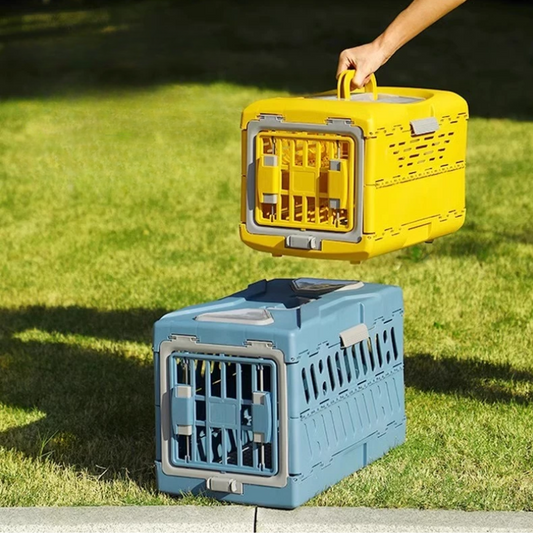 Durable Foldable Pet Carrier Box for Easy Travel