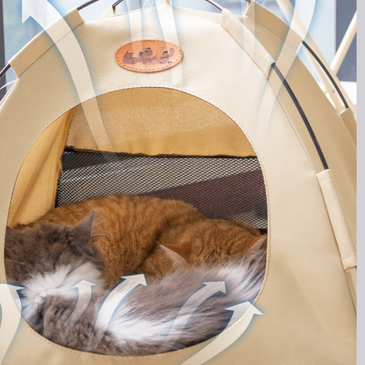 Durable Foldable Cat Tent Bed - Cozy & Portable Pet Accessory
