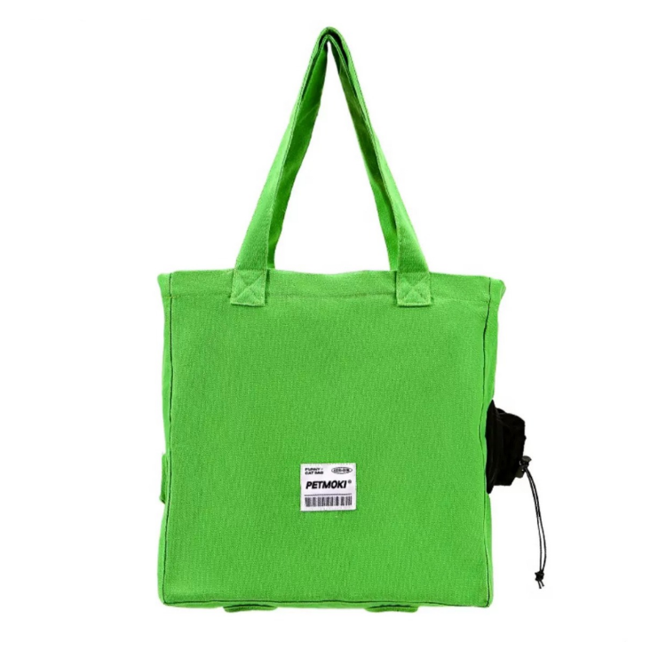 Durable Cat Canvas Tote Bag for Easy Travel & Walking