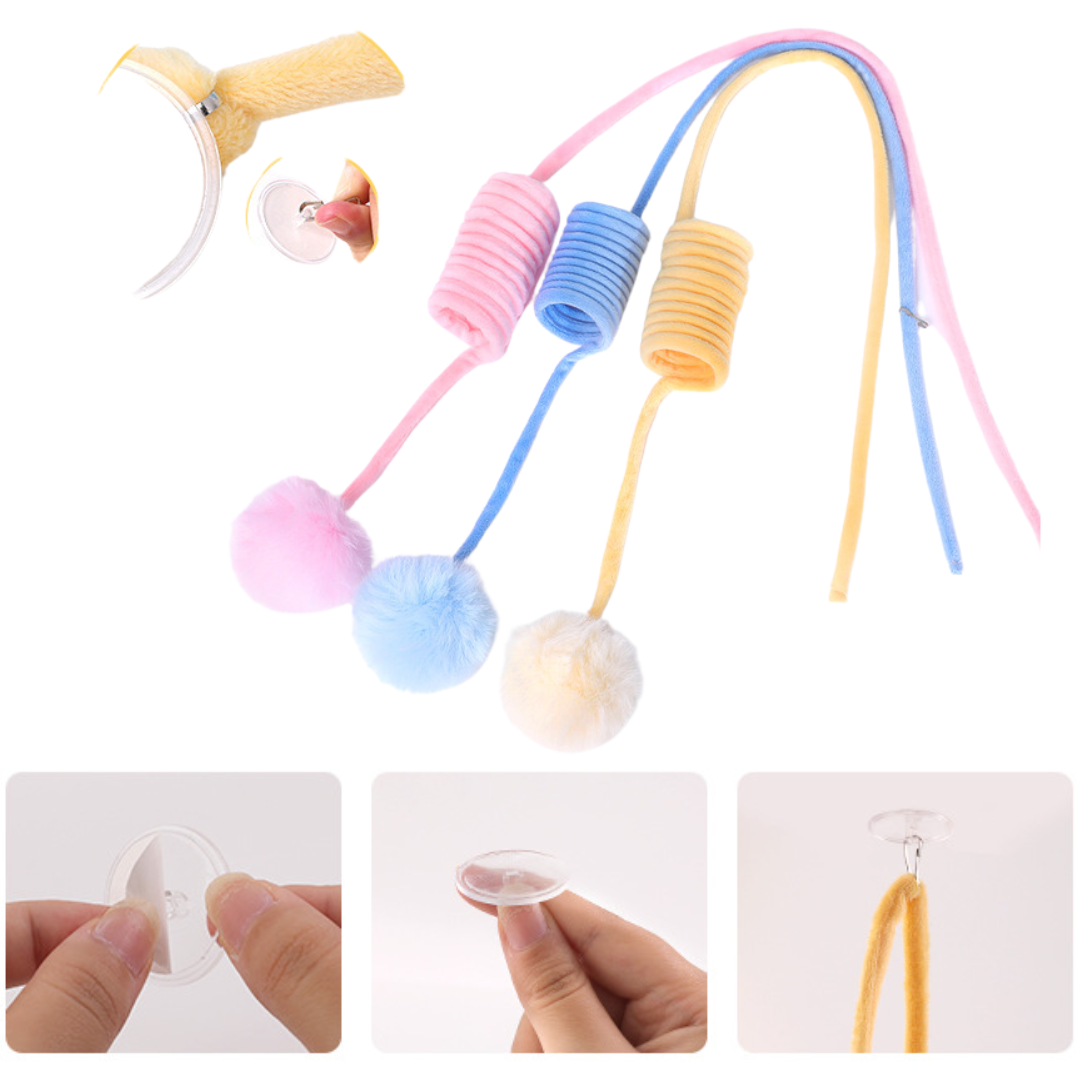Interactive Hanging Cat Toy with Bell for Endless Fun