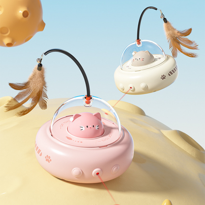 Interactive Electric Feather Cat Toy for Endless Fun