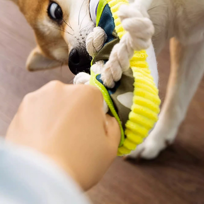 Durable Dog Toy: Cotton Rope Slippers for Chewing Fun