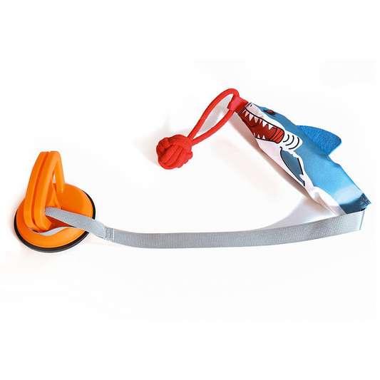 Durable Shark Design Dog Toy for Interactive Chewing Fun