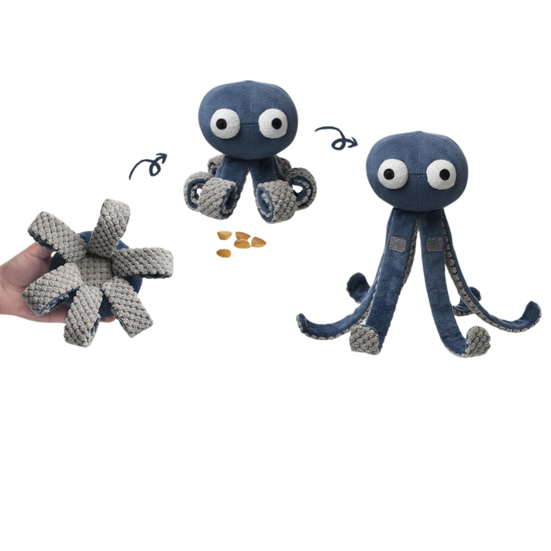 Interactive Plush Dog Toy for Chewing and Sniffing Fun