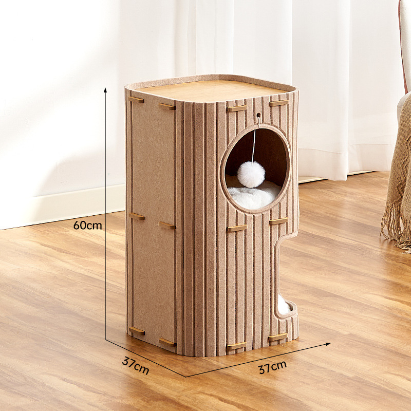Durable Multi-Layer Cat Tree House for Cozy Playtime