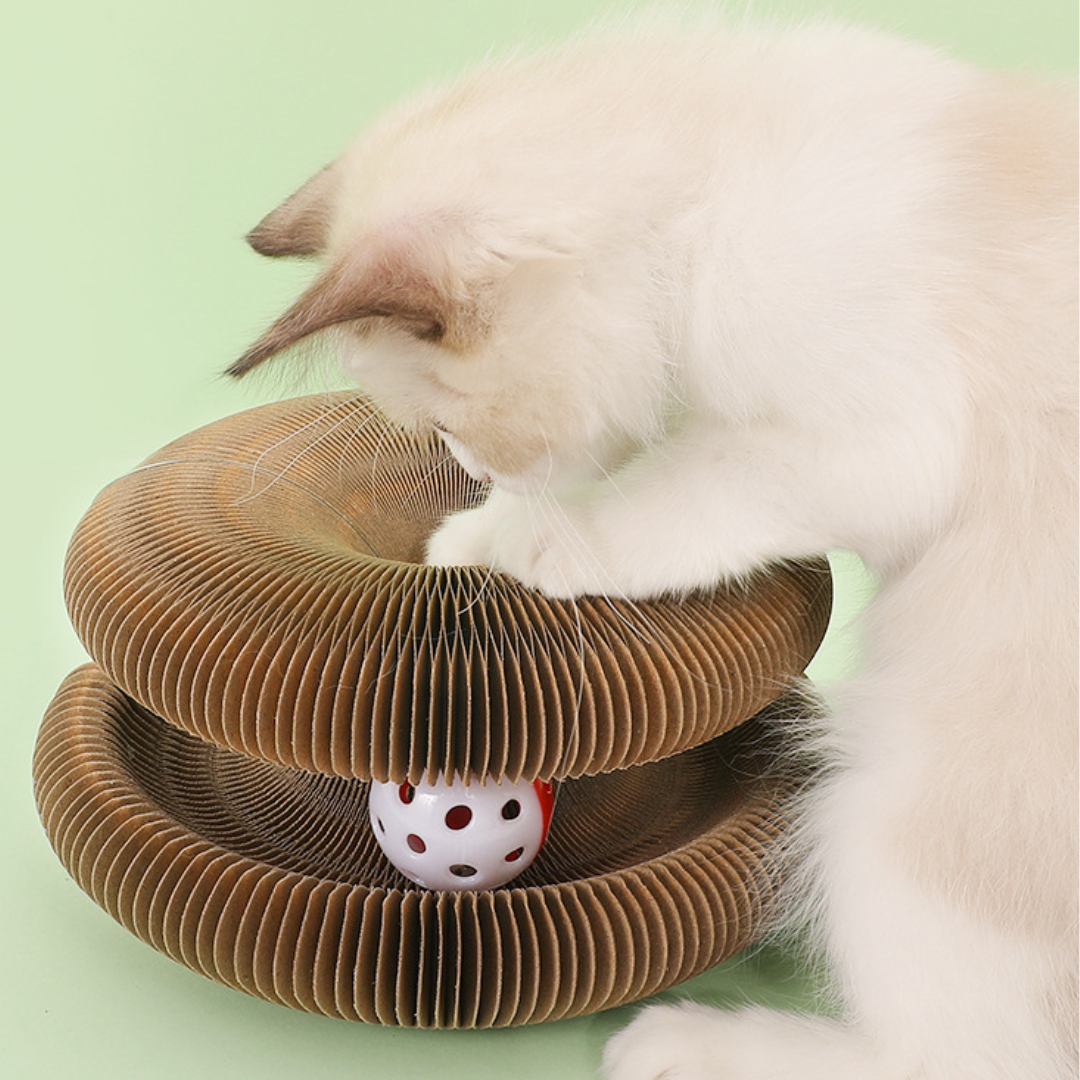 Interactive Cat Toy with Bell - Fun Scratcher for Cats