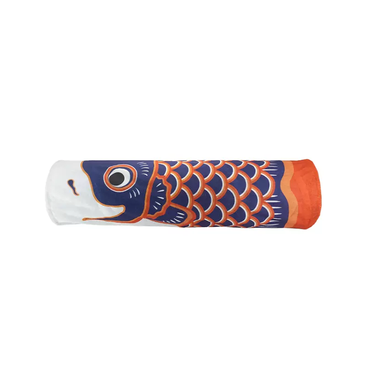 Durable Carp Printed Cat Tunnel Toy for Interactive Fun