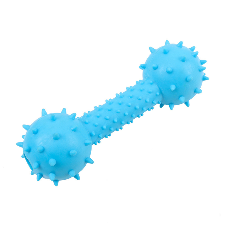 Interactive Rubber Dog Toy with Bell - Durable Chew Fun!