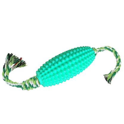 Durable Pet Corn Chew Toys with Rope for Interactive Fun