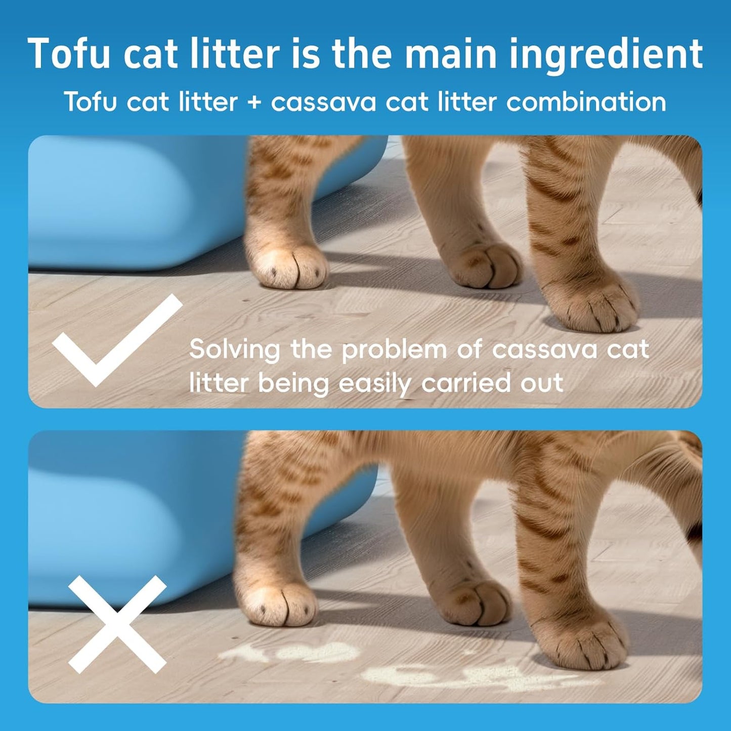 5-in-1 Deodorizing Cat Litter: Eco-Friendly & Odor Control