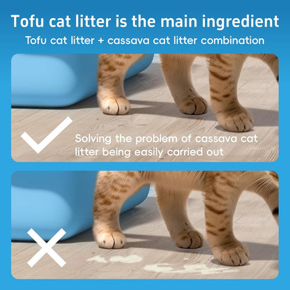 5-in-1 Deodorizing Cat Litter: Eco-Friendly & Odor Control