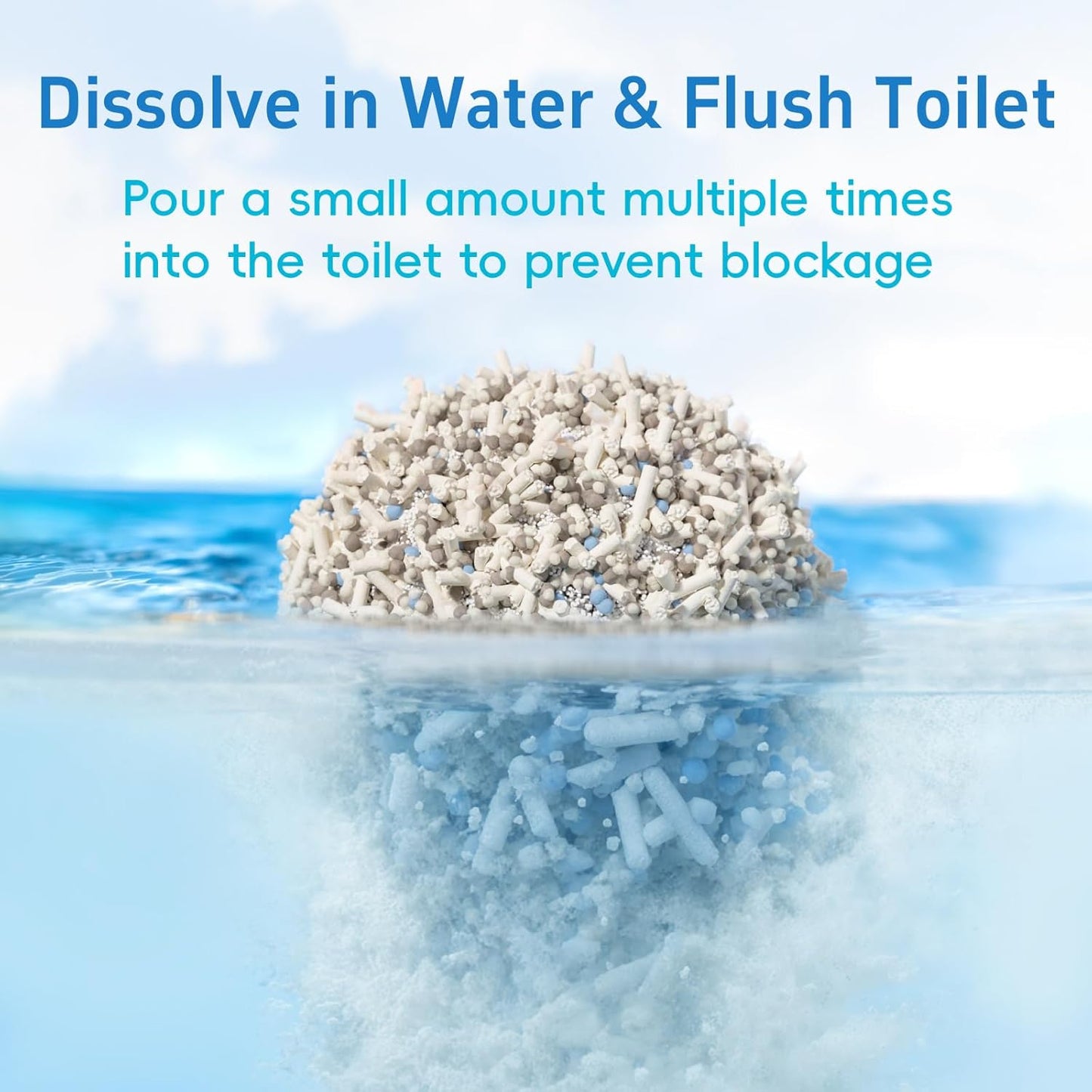 5-in-1 Deodorizing Cat Litter: Eco-Friendly & Odor Control