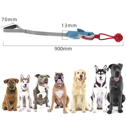 Durable Shark Design Dog Toy for Interactive Chewing Fun