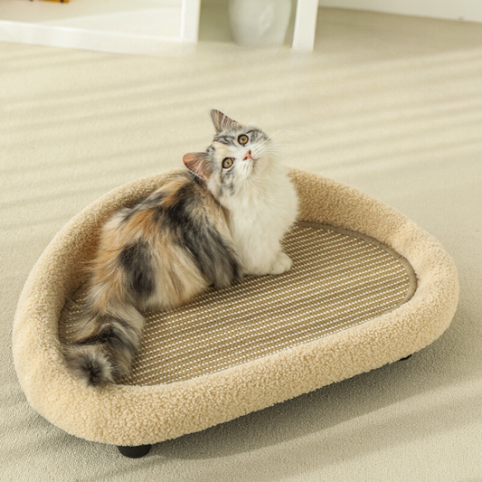 Durable Sisal Cat Scratch Board for Fun, Scratch-Resistant Play