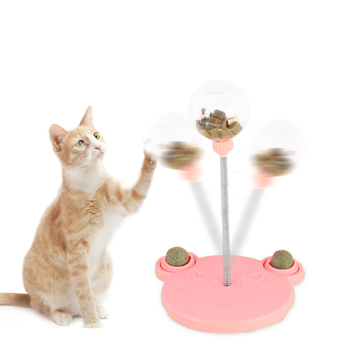 Interactive Cat Toy: Catnip Dispenser for Fun Playtime