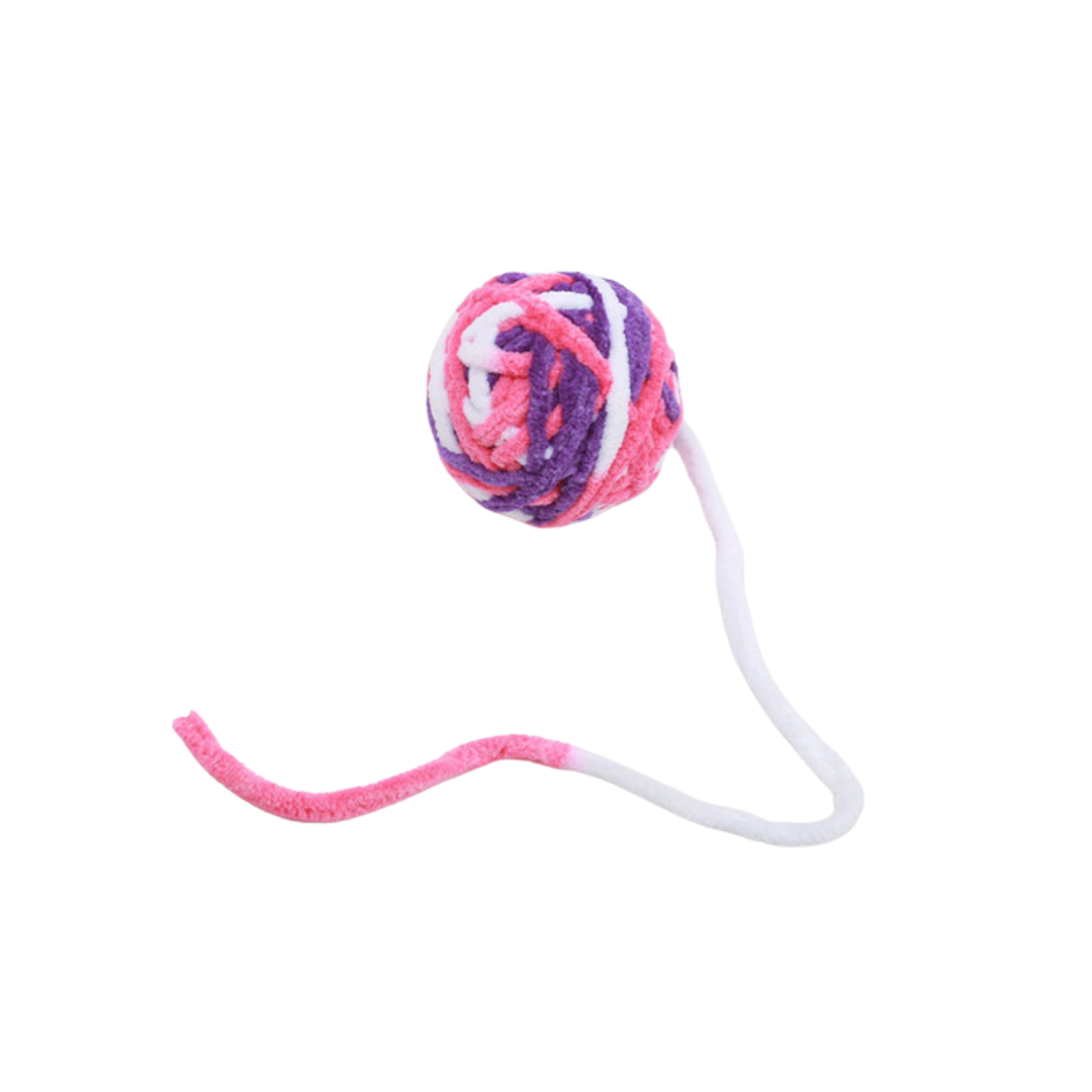 Interactive Cat Toy Yarn Balls with Bells for Endless Fun