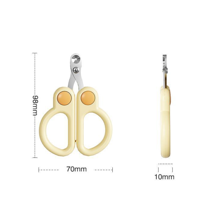 Durable Pet Nail Clipper Scissors with Safe Round Hole Design