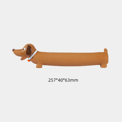 Durable Dachshund Dog Toy with Squeaker - Fun for Playtime!