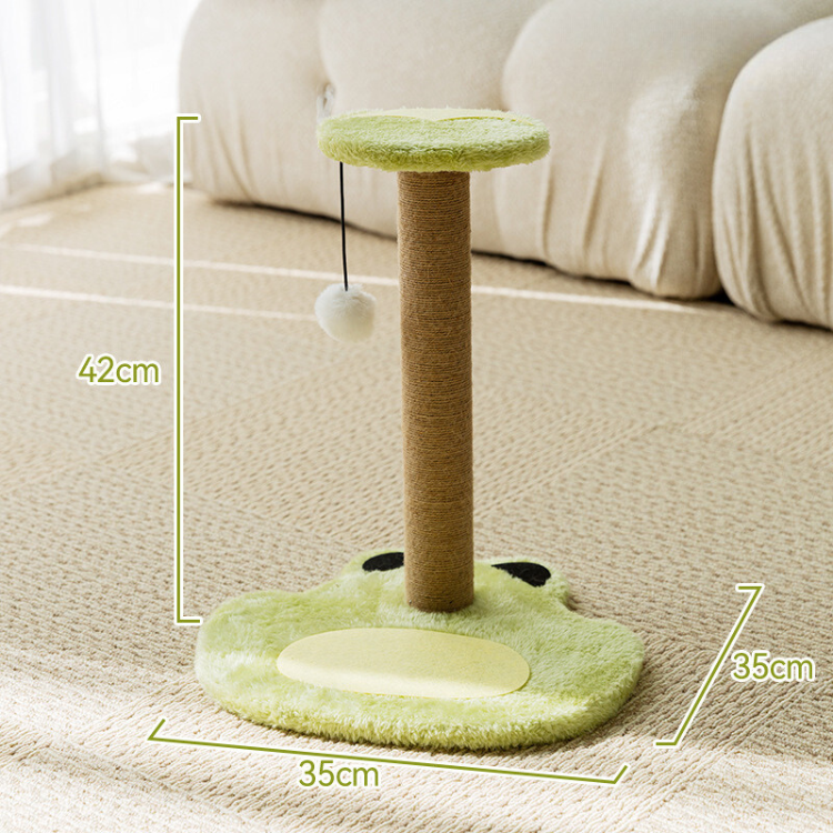 Durable Compact Cat Toy: Fun Scratching Post for Kittens