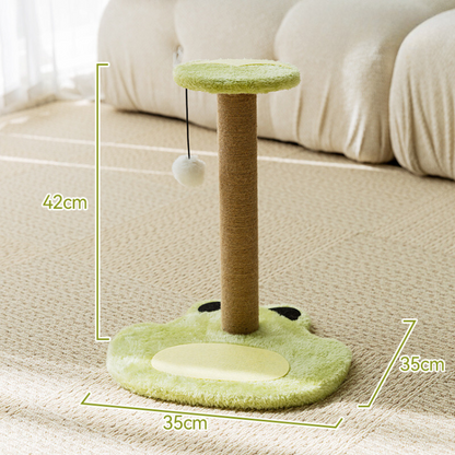 Durable Compact Cat Toy: Fun Scratching Post for Kittens