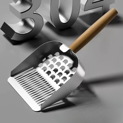 Durable Stainless Steel Cat Litter Scoop for Easy Cleanup