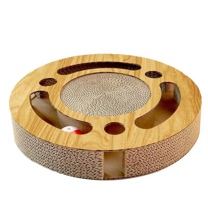 Interactive Cat Toy: Fun Maze & Scratch Cardboard Design