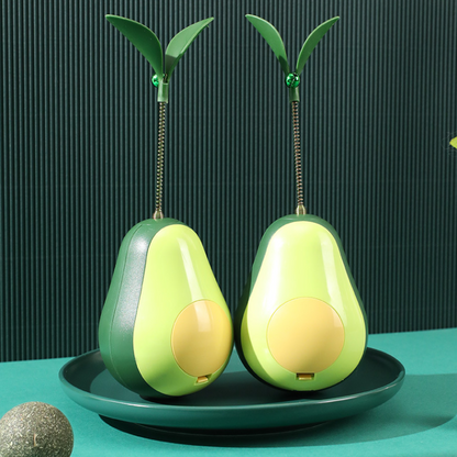 Interactive Avocado Cat Toy with Catnip for Endless Fun