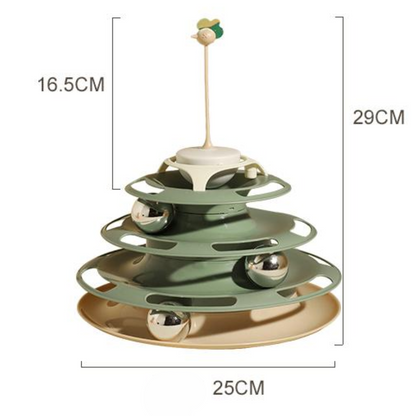 Interactive Cat Toy: Engaging Ball Track for Endless Fun