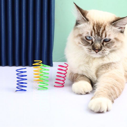 Interactive Colorful Cat Toy for Indoor Fun