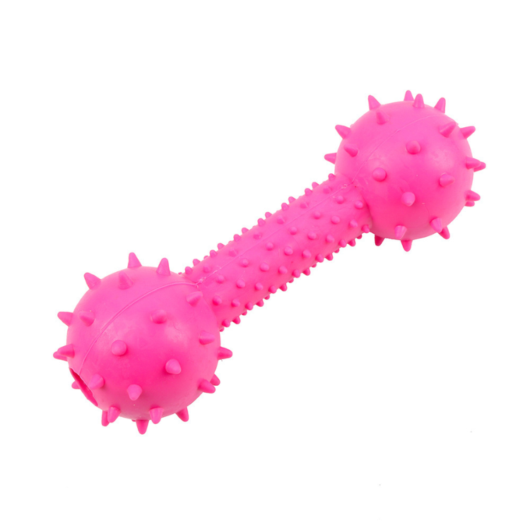 Interactive Rubber Dog Toy with Bell - Durable Chew Fun!
