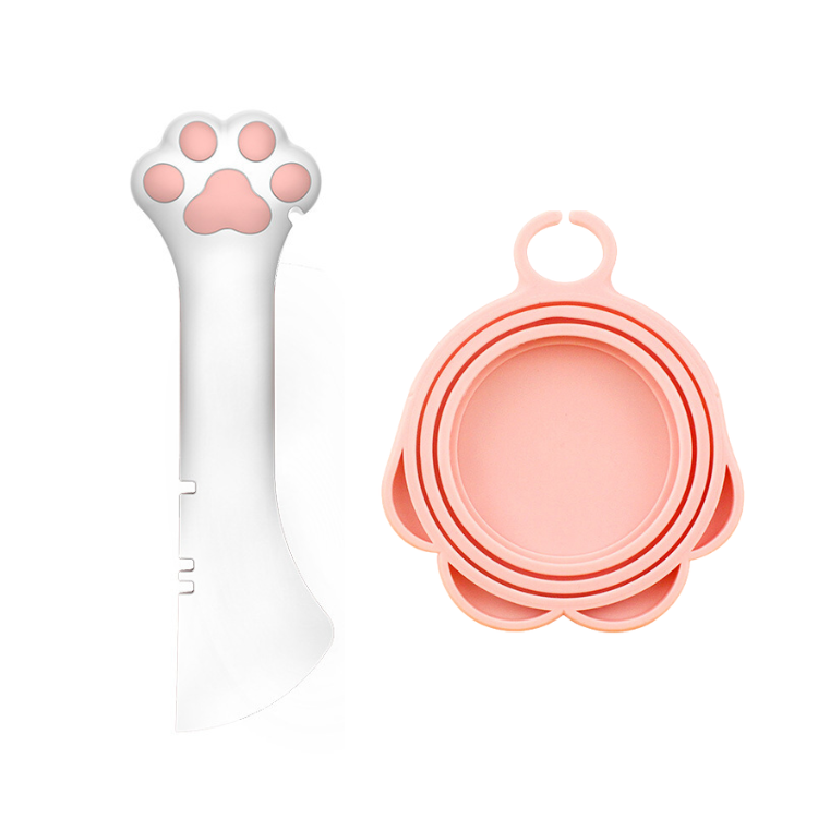 3-in-1 Cat Food Can Opener & Spoon - Easy Feeding Tool