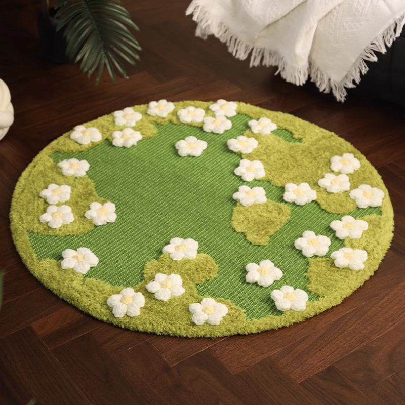 Durable Cat Toy: Flower Sisal Scratcher Mat for Fun Playtime
