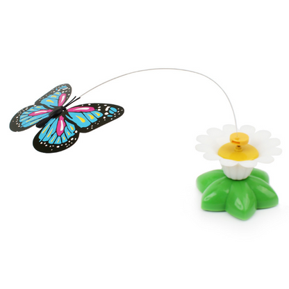Interactive Rotating Butterfly Cat Toy for Endless Fun