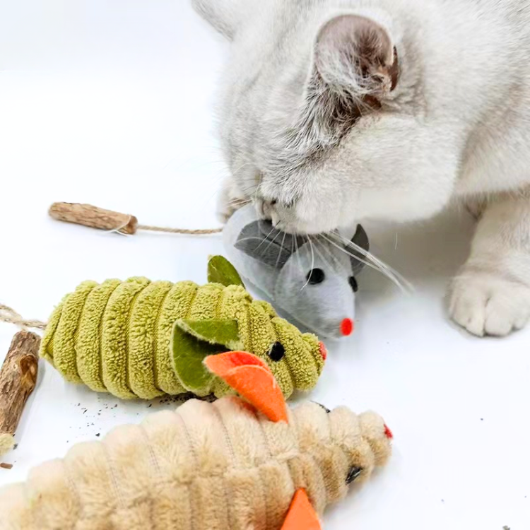Interactive Plush Catnip Mouse Toys for Engaging Playtime