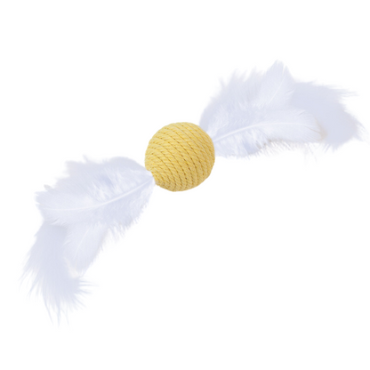 Interactive Cat Toy: Feather Rope with Sound for Endless Fun