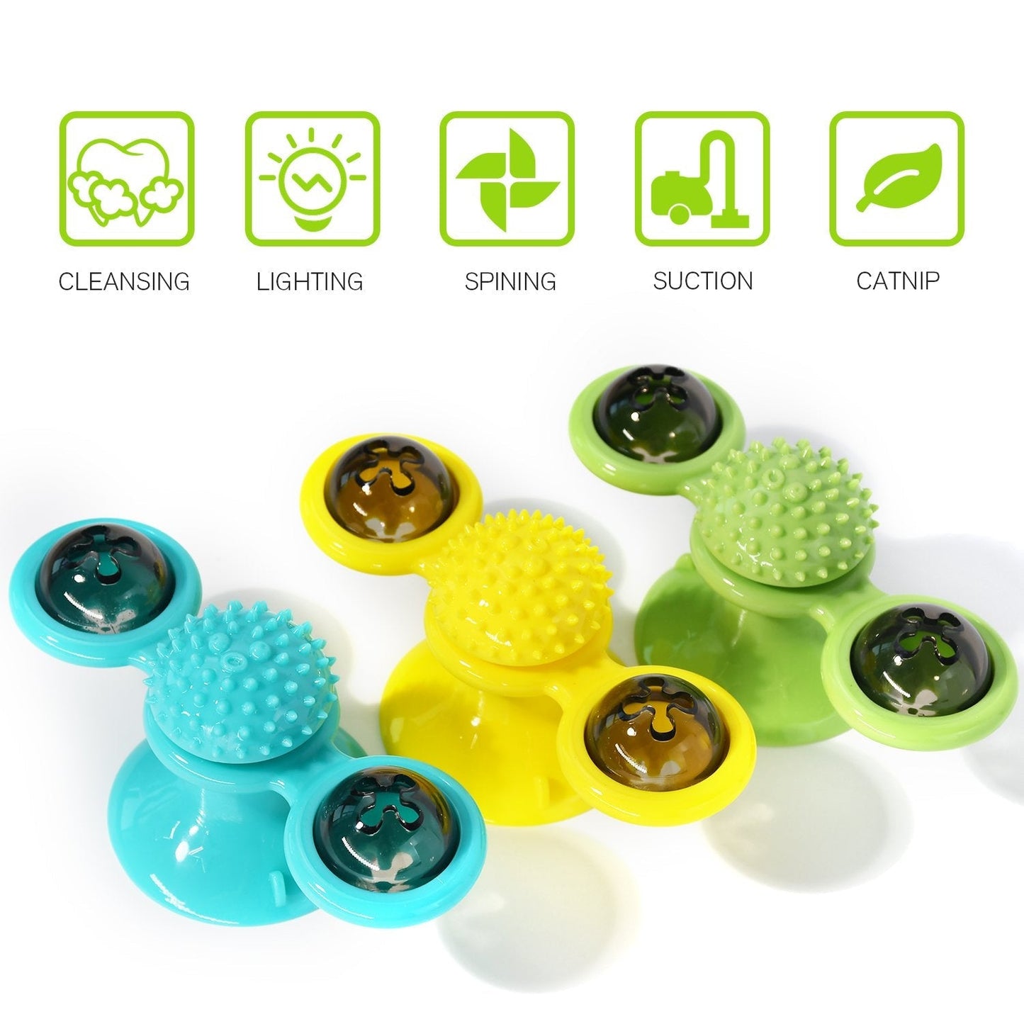 Interactive Windmill Cat Toy for Endless Fun and Play