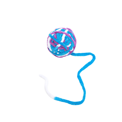 Interactive Cat Toy Yarn Balls with Bells for Endless Fun