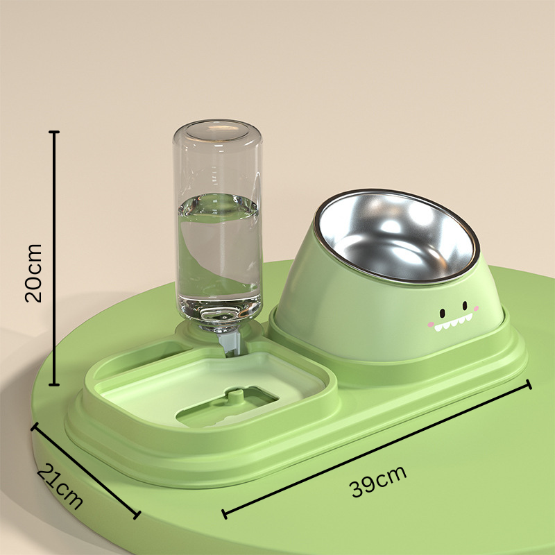 Interactive Pet Feeding Tray & Water Fountain for Healthy Hydration